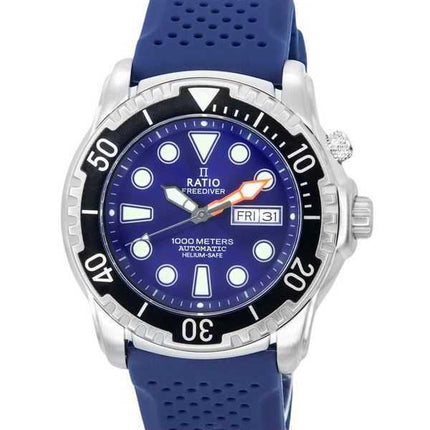 Ratio FreeDiver Helium-Safe 1000M Sapphire Automatic 1068HA90-34VA-BLU Orologio da uomo