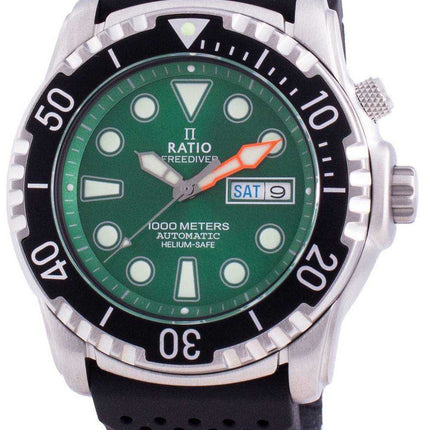 Ratio FreeDiver Helium-Safe 1000M Sapphire Automatic 1068HA90-34VA-GRN Orologio da uomo