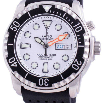 Ratio FreeDiver Helium-Safe 1000M Sapphire Automatic 1068HA90-34VA-WHT Orologio da uomo