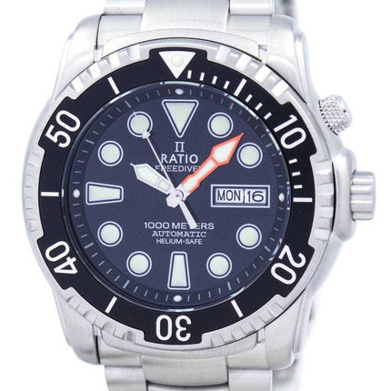 Ratio Free Diver Helium-Safe 1000M Sapphire Automatic 1068HA96-34VA-00 Orologio da uomo