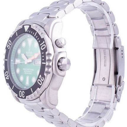 Orologio da uomo Ratio Free Diver Helium-Safe 1000M Sapphire Automatic 1068HA96-34VA-GRN
