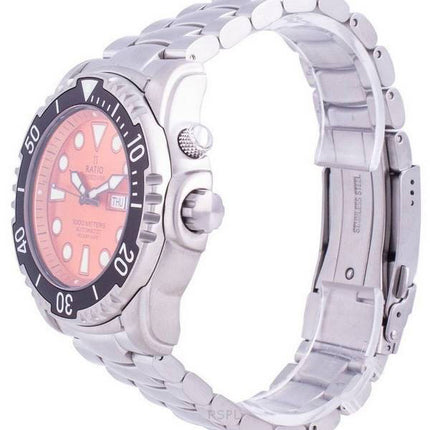 Orologio da uomo Ratio Free Diver Helium-Safe 1000M Sapphire Automatic 1068HA96-34VA-ORG
