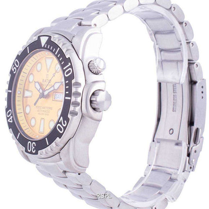 Orologio da uomo Ratio Free Diver Helium-Safe 1000M Sapphire Automatic 1068HA96-34VA-YLW