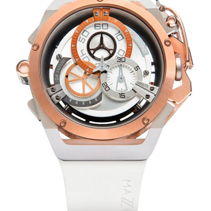 Orologio da uomo Mazzucato Rim Sport reversibile con doppio quadrante automatico 11-WHCG5