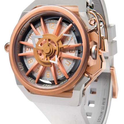 Orologio da uomo Mazzucato Rim Sport reversibile con doppio quadrante automatico 11-WHCG5