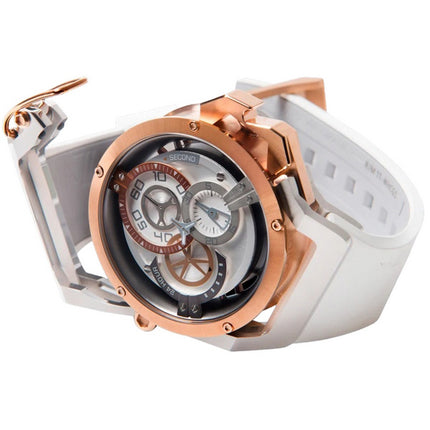 Orologio da uomo Mazzucato Rim Sport reversibile con doppio quadrante automatico 11-WHCG5