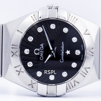 Omega Constellation Quartz Diamond Accent 123.10.24.60.51.001 Orologio da donna