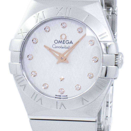 Omega Constellation Diamond Accents Quartz 123.10.27.60.52.001 Orologio da donna