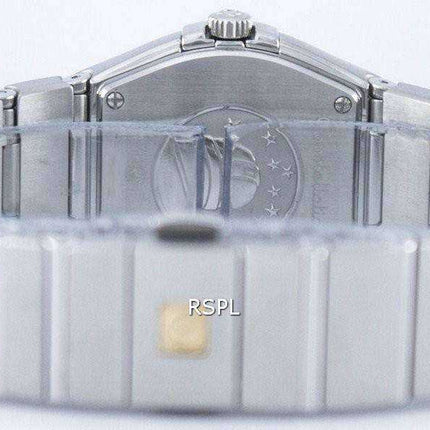 Omega Constellation Quartz Diamond Accent Power Reserve 123.10.27.60.55.001 Orologio da donna