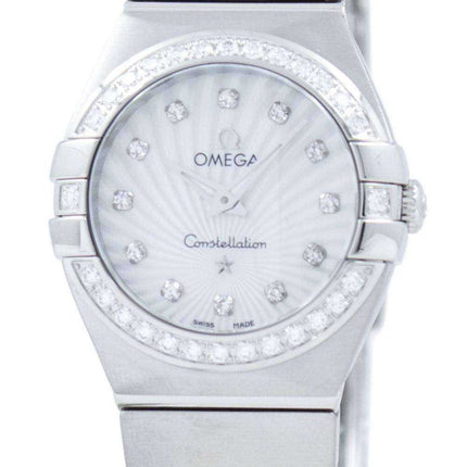 Omega Constellation Quartz Diamond Accent 123.15.24.60.55.002 Orologio da donna