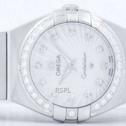 Omega Constellation Quartz Diamond Accent 123.15.24.60.55.002 Orologio da donna