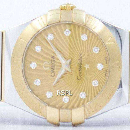 Omega Constellation Quartz Diamond Accent 123.20.24.60.58.002 Orologio da donna