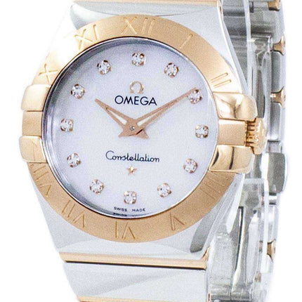 Omega Constellation Diamond Accents Quartz 123.20.27.60.55.003 Orologio da donna