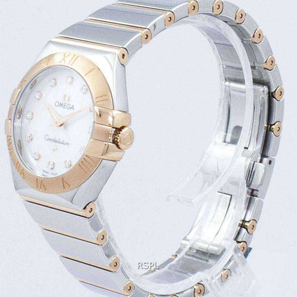 Omega Constellation Diamond Accents Quartz 123.20.27.60.55.003 Orologio da donna