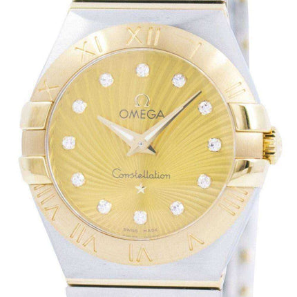 Omega Constellation Quartz Diamond Accent 123.20.27.60.58.001 Orologio da donna