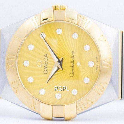 Omega Constellation Quartz Diamond Accent 123.20.27.60.58.001 Orologio da donna
