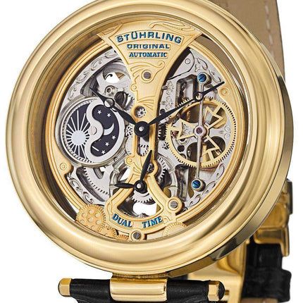Orologio da uomo Stuhrling Original Emperor's Grandeur Automatic Dual Time 127A.333531