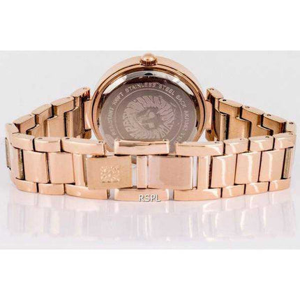 Orologio da donna Anne Klein Diamond accenti quadrante bordeaux al quarzo 1362BYRG 100M