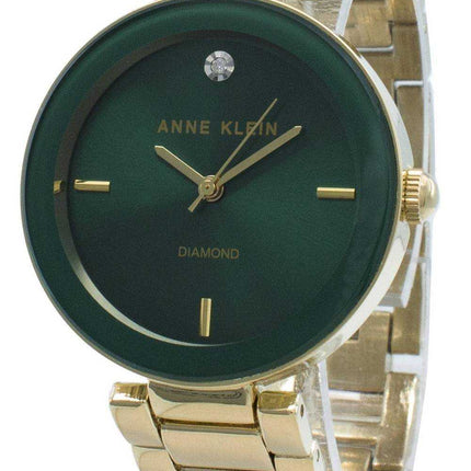Orologio al quarzo da donna Anne Klein Diamond Accent 1362GNGB