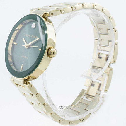 Orologio al quarzo da donna Anne Klein Diamond Accent 1362GNGB