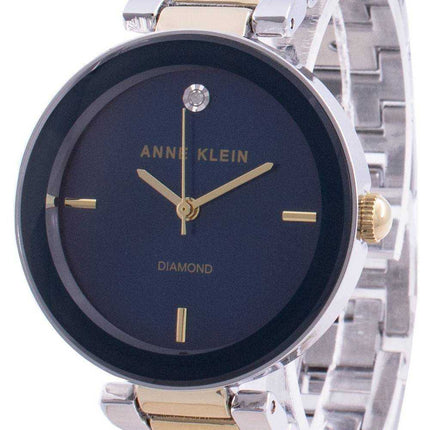 Orologio da donna al quarzo con accenti di diamanti Anne Klein 1363NVTT