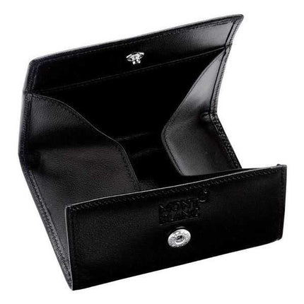 Montblanc Meisterstuck in pelle nera 14877 piccolo portamonete di lusso da uomo