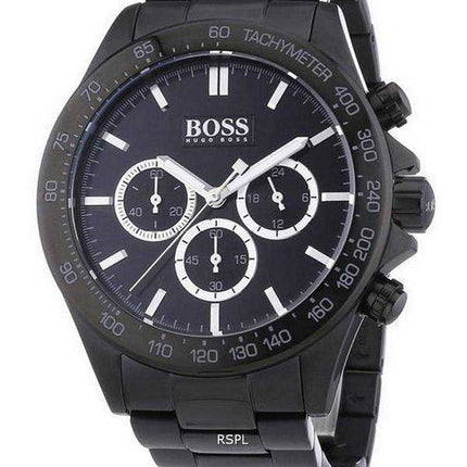 Orologio da uomo Hugo Boss Ikon cronografo in acciaio inossidabile al quarzo 1512961 100M