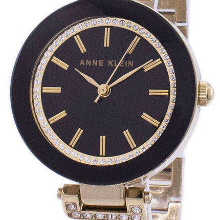 Anne Klein Quartz Diamond Accents 1906BKGB Orologio da donna