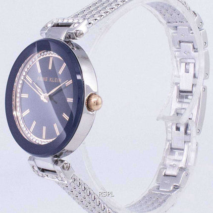 Anne Klein Quartz Diamond Accent 1907NVRT Orologio da donna