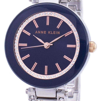 Anne Klein Quartz Diamond Accent 1907NVRT Orologio da donna