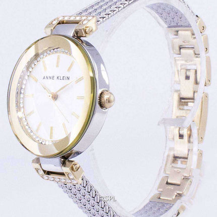 Anne Klein Quartz Diamond Accents 1907SVTT Orologio da donna