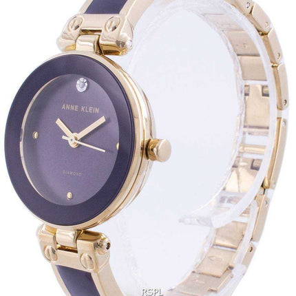 Anne Klein 1980PLGB, orologio da donna al quarzo con accenti di diamanti