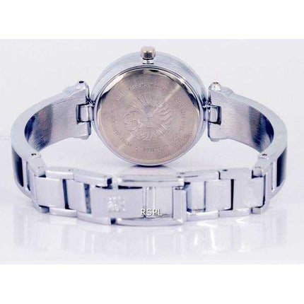 Orologio da donna Anne Klein Diamond Accents quadrante nero al quarzo 1981BKSV