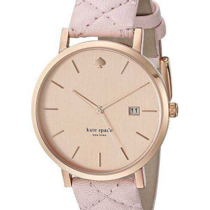 Cinturino in pelle al quarzo grande Kate Spade New York Metro 1YRU0845 Orologio da donna