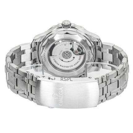 Orologio da uomo Omega Seamaster Diver automatico in acciaio inossidabile con quadrante nero 210.30.42.20.01.001 300M