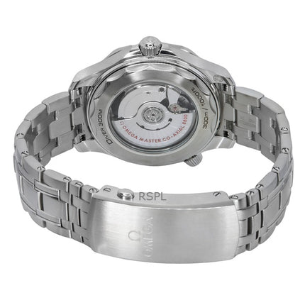 Orologio da uomo Omega Seamaster in acciaio inossidabile con quadrante blu automatico subacqueo 210.30.42.20.03.001 300M