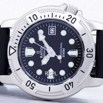 Ratio Free Diver Professional 200M Sapphire Quartz 22AD202 Orologio da uomo