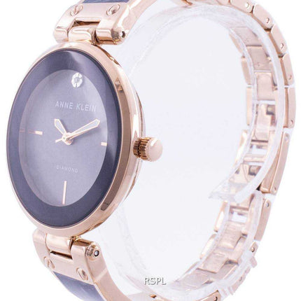 Anne Klein 2512GYRG Quartz Diamond Accents Orologio da donna