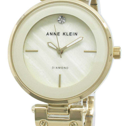 Anne Klein 2512IVGB Orologio al quarzo da donna con accenti di diamanti