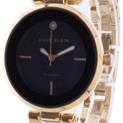 Orologio da donna al quarzo con accenti di diamanti Anne Klein 2512NVGB