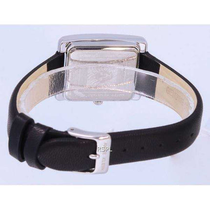 Orologio da donna Anne Klein in pelle con quadrante nero al quarzo 2707BKBK