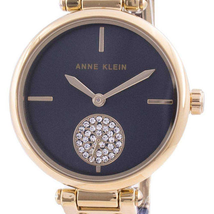 Orologio da donna al quarzo Anne Klein con cristalli Swarovski 3001GPBL accentati