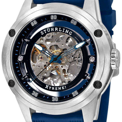 Stuhrling Original Zolara 360 Automatic Skeleton quadrante nero 314R.3316C51 Orologio da uomo