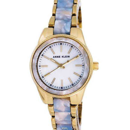 Orologio da donna Anne Klein bicolore in acciaio inossidabile con quadrante in madreperla al quarzo 3212LBGB