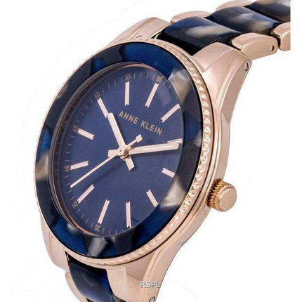 Orologio da donna Anne Klein bicolore in acciaio inossidabile con quadrante blu al quarzo 3214RGNV