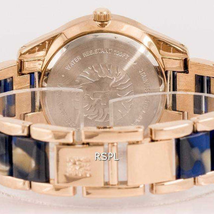 Orologio da donna Anne Klein bicolore in acciaio inossidabile con quadrante blu al quarzo 3214RGNV