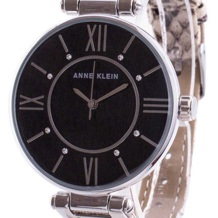 Orologio da donna al quarzo 3229BKCR con cristalli Swarovski di Anne Klein