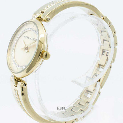 Anne Klein 3248CHGB Orologio al quarzo da donna con accento di diamanti