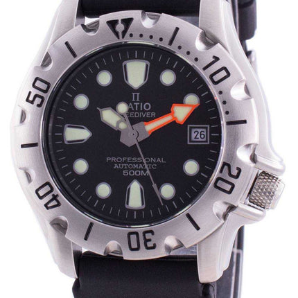 Orologio da uomo Ratio Free Diver Professional 500M Sapphire Automatic 32BJ202A-BLK