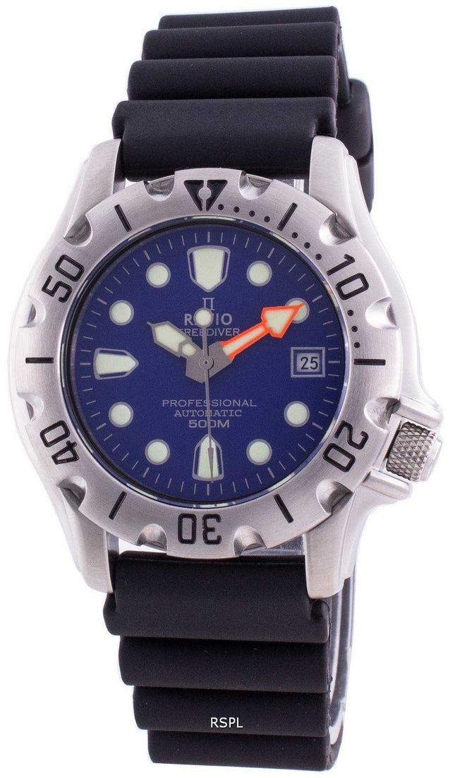 Orologio da uomo Ratio Free Diver Professional 500M Sapphire Automatic 32BJ202A-BLU